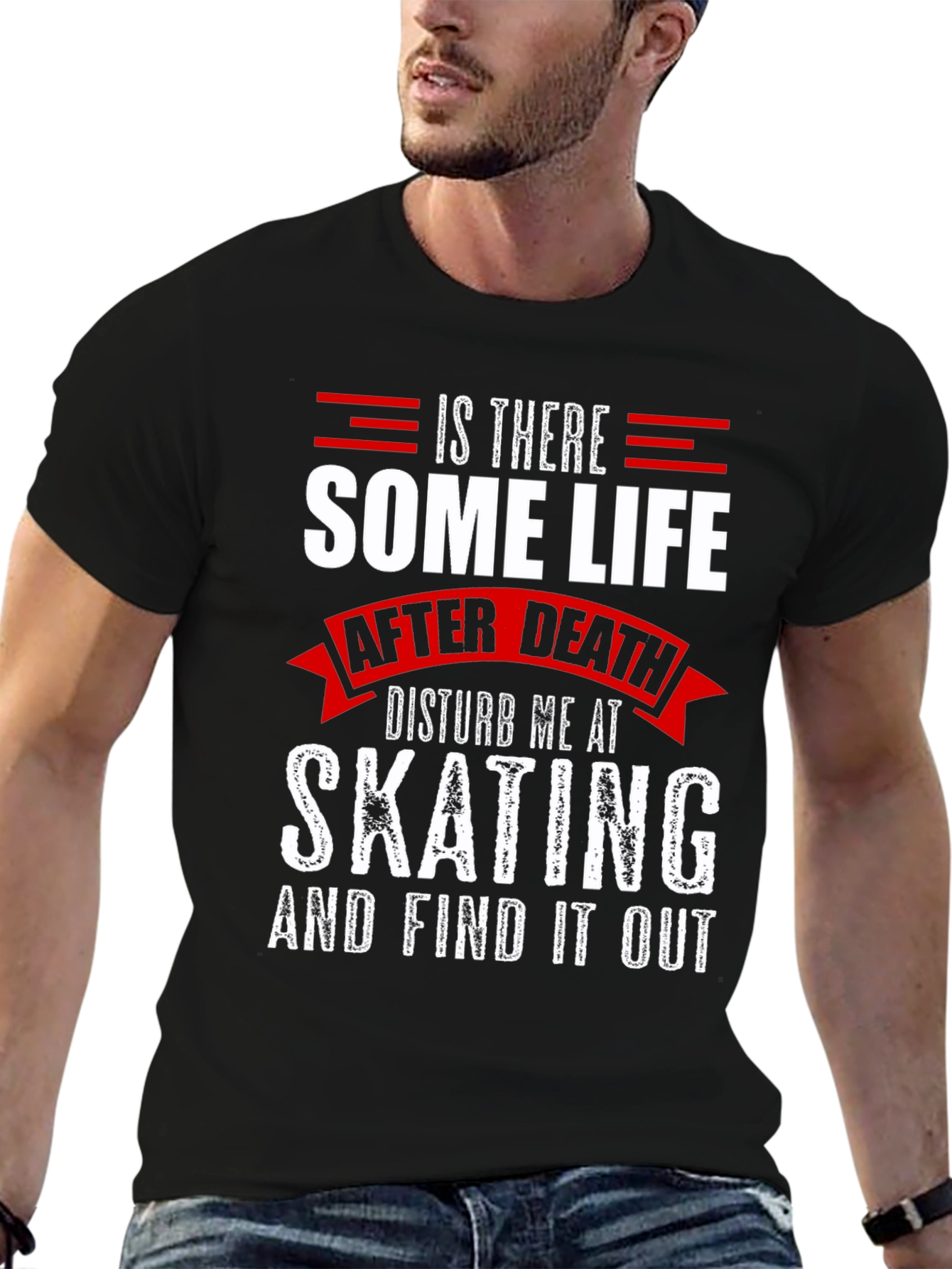 Is There Some Life After Death Skating T-Shirt