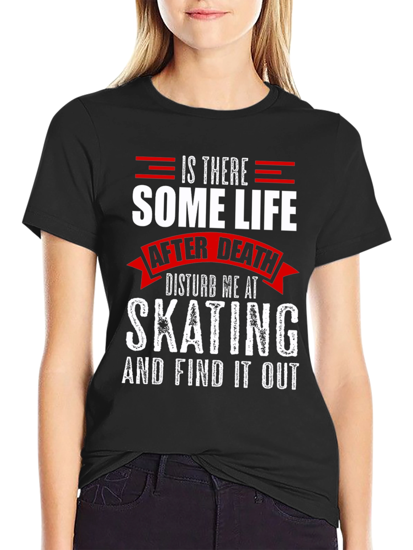Is There Some Life After Death Skating T-Shirt