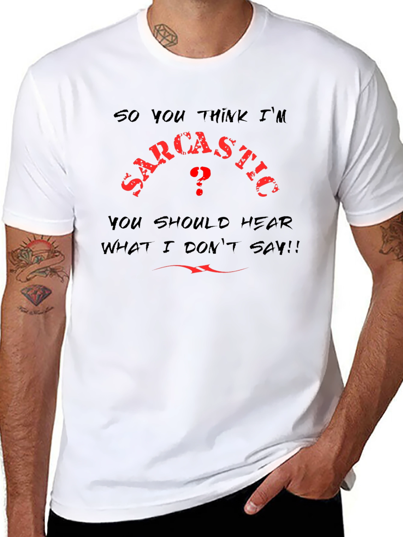 Sarcastic Statement Graphic T-Shirt