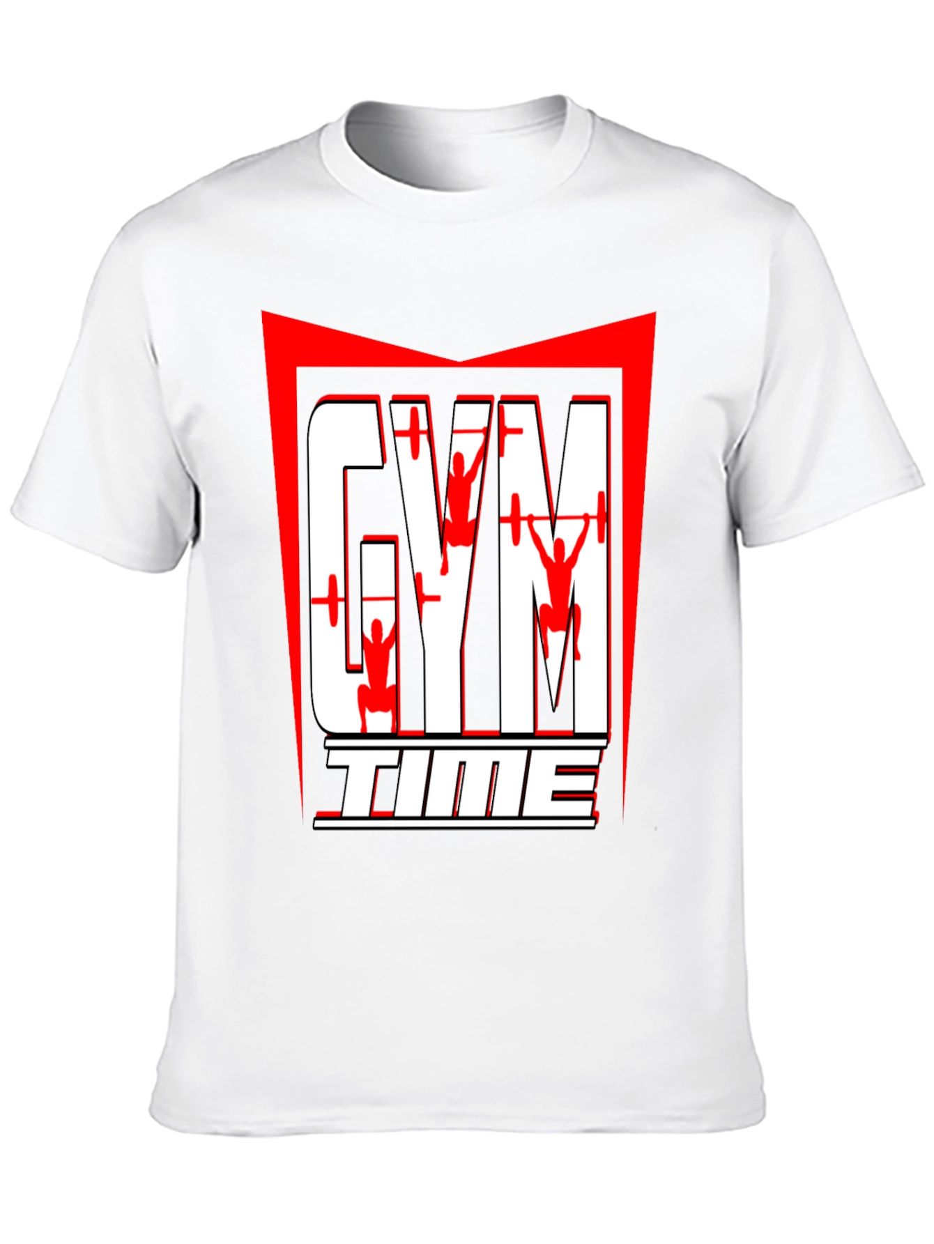Gym Time Graphic T-Shirt - Black
