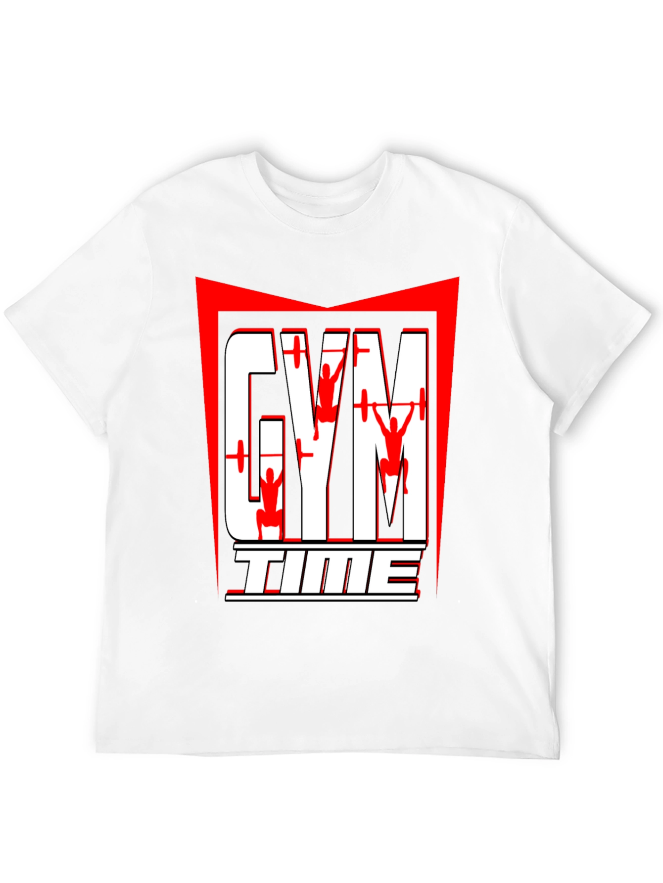 Gym Time Graphic T-Shirt - Black
