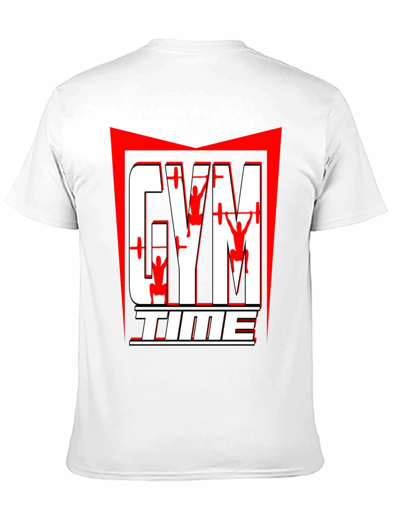 Gym Time Graphic T-Shirt - Black