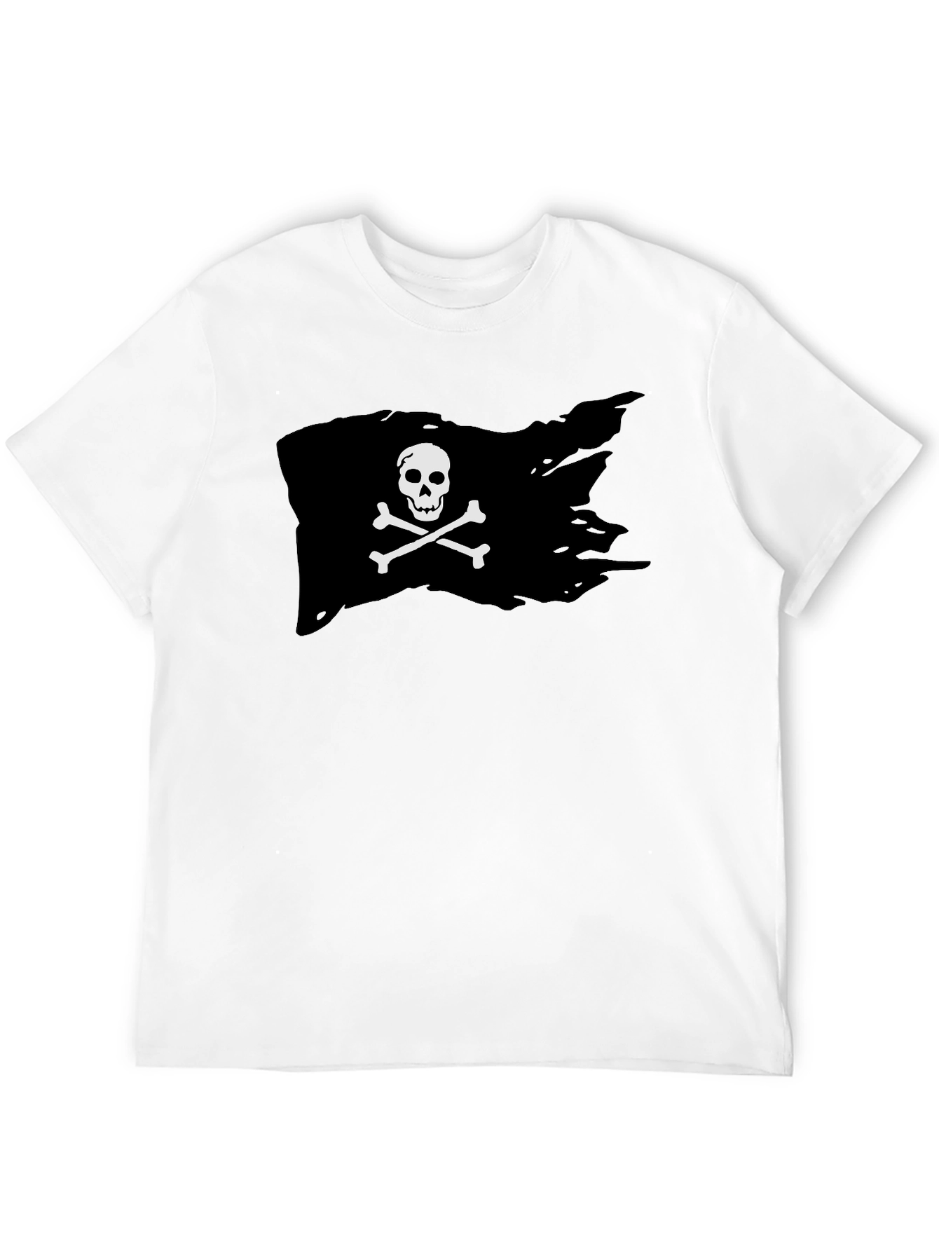 Pirate Flag Graphic T-Shirt - Skull & Crossbones