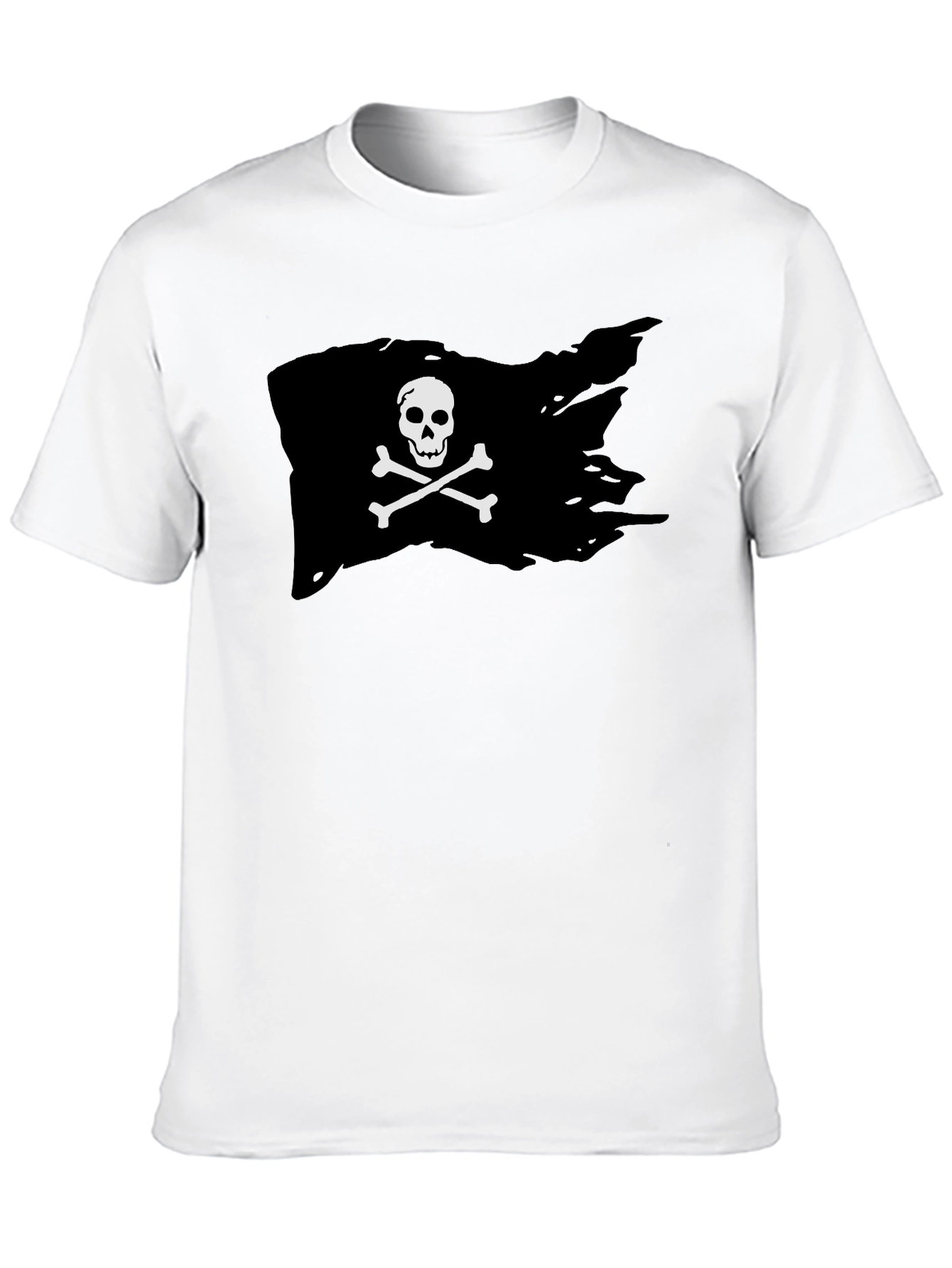 Pirate Flag Graphic T-Shirt - Skull & Crossbones