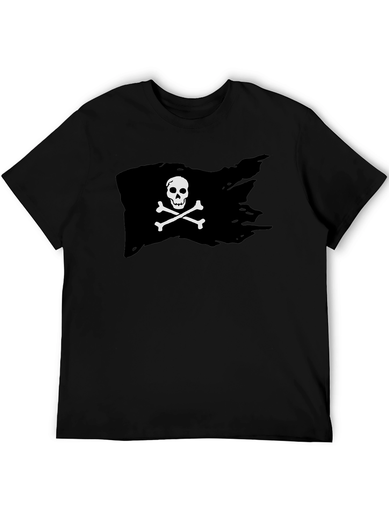 Pirate Flag Graphic T-Shirt - Skull & Crossbones