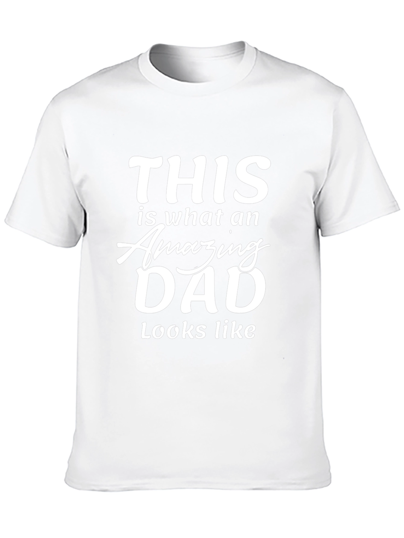 Amazing Dad Graphic Tee - Black