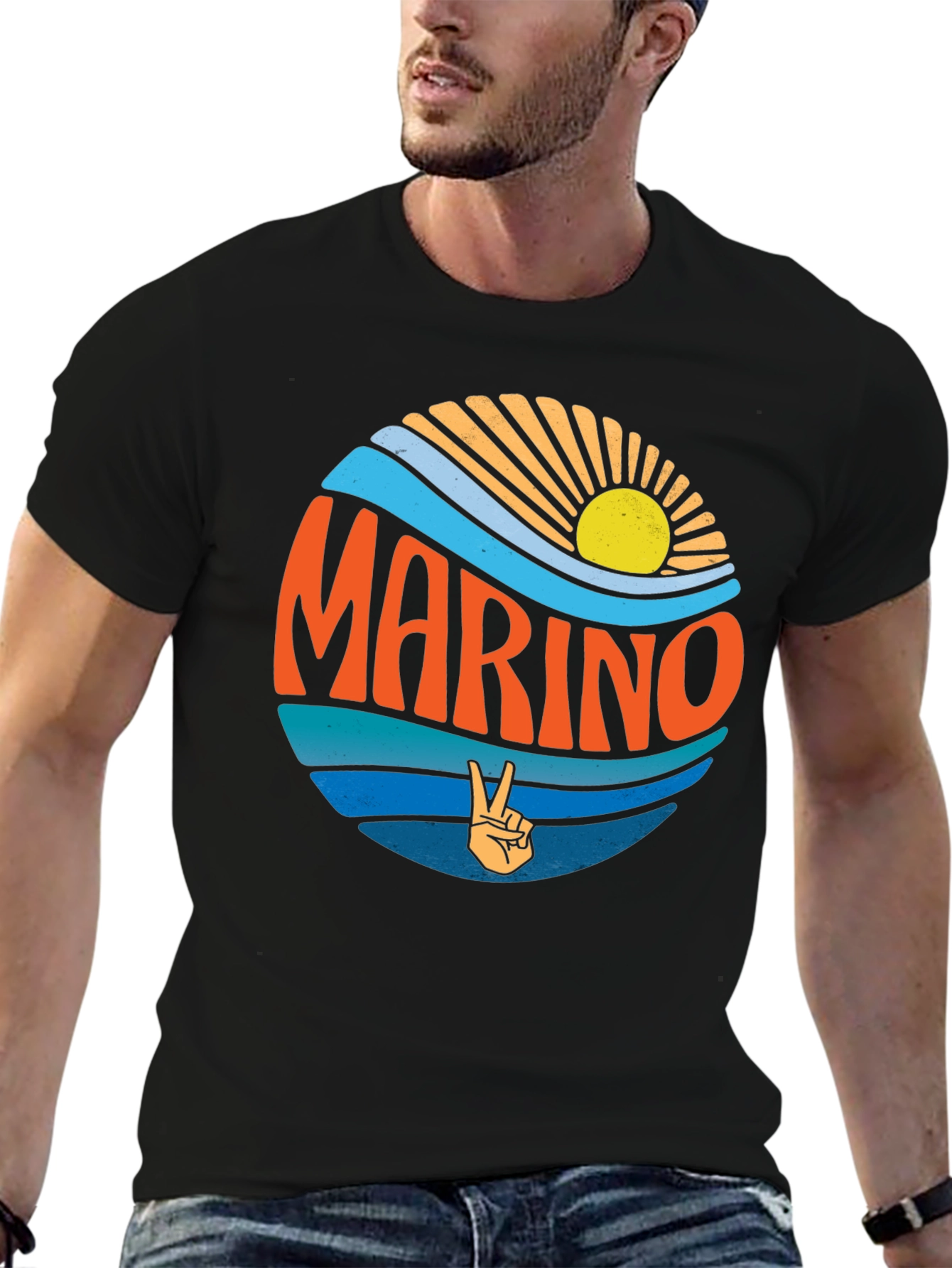 Marino Retro Graphic T-Shirt