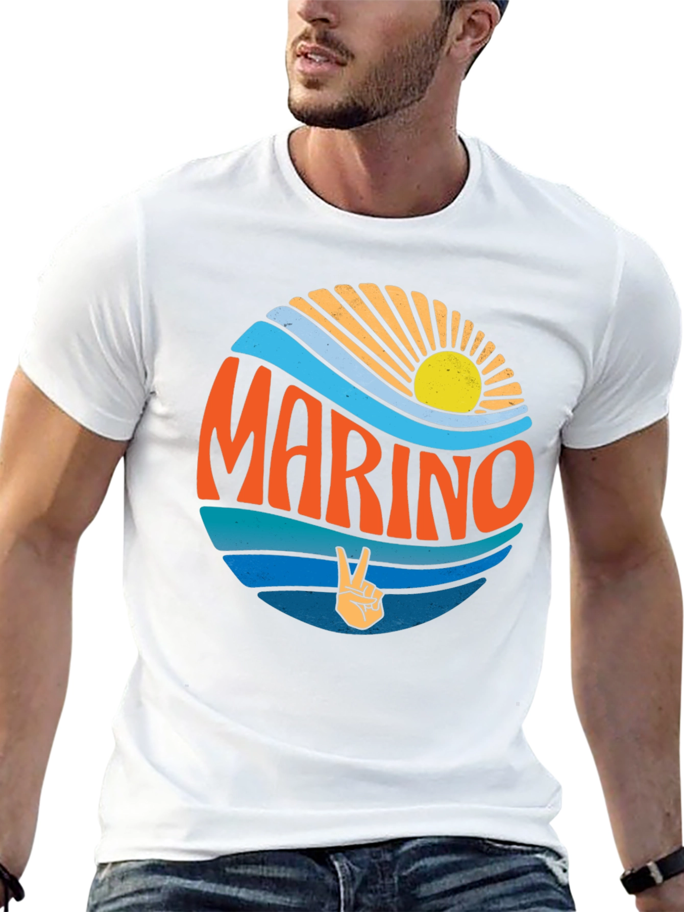 Marino Retro Graphic T-Shirt
