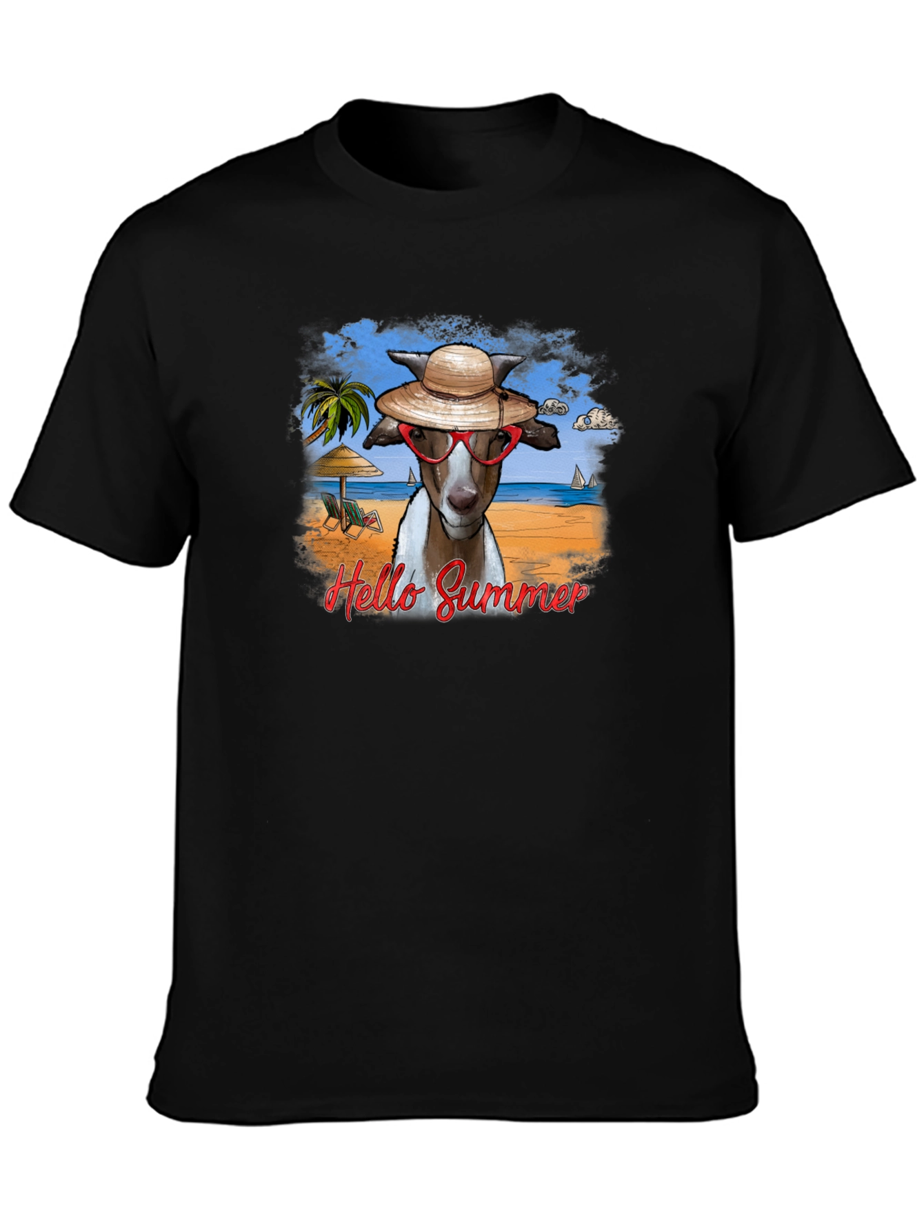 Hello Summer Goat T-Shirt