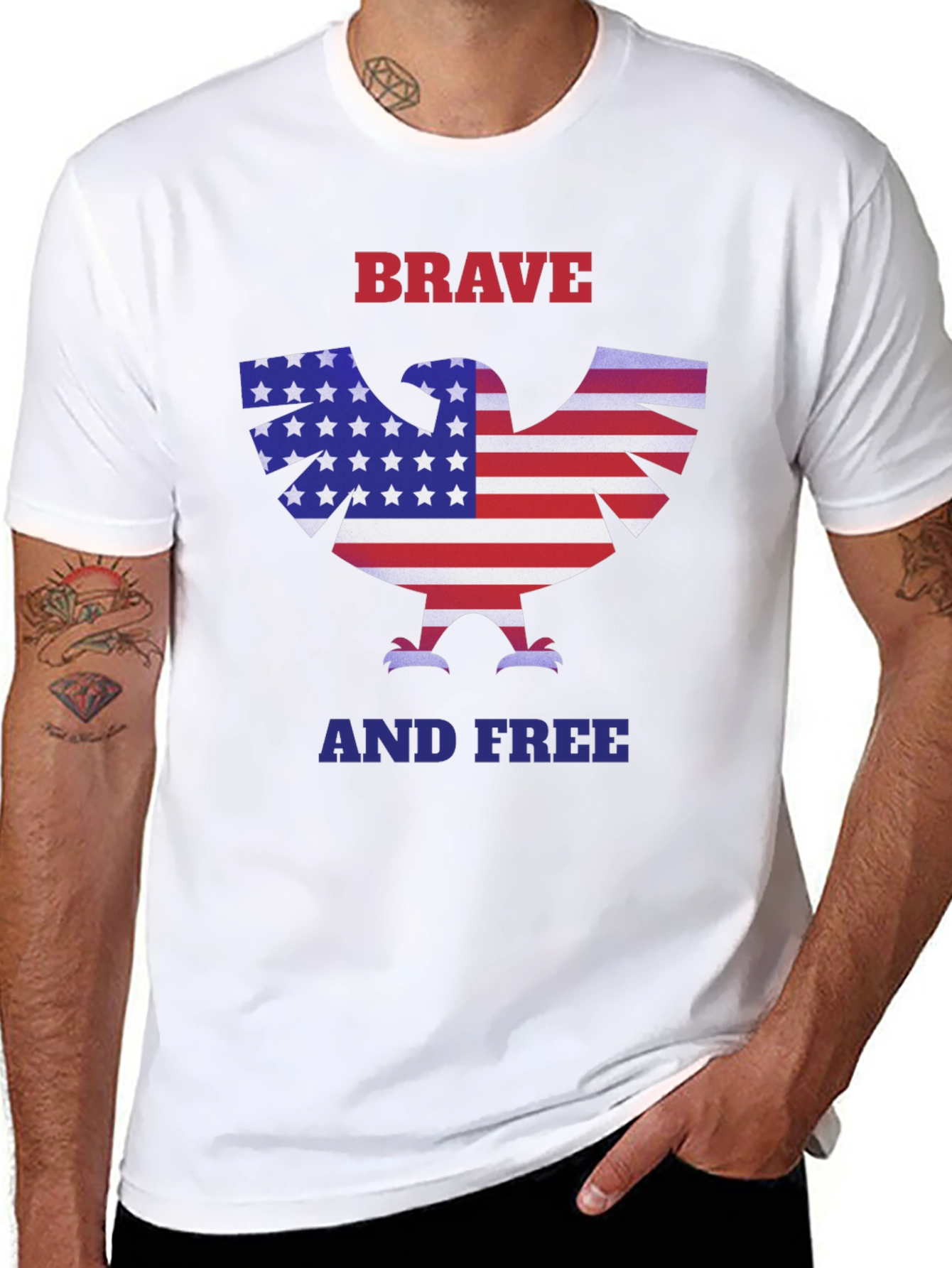 American Eagle Brave and Free Graphic T-Shirt