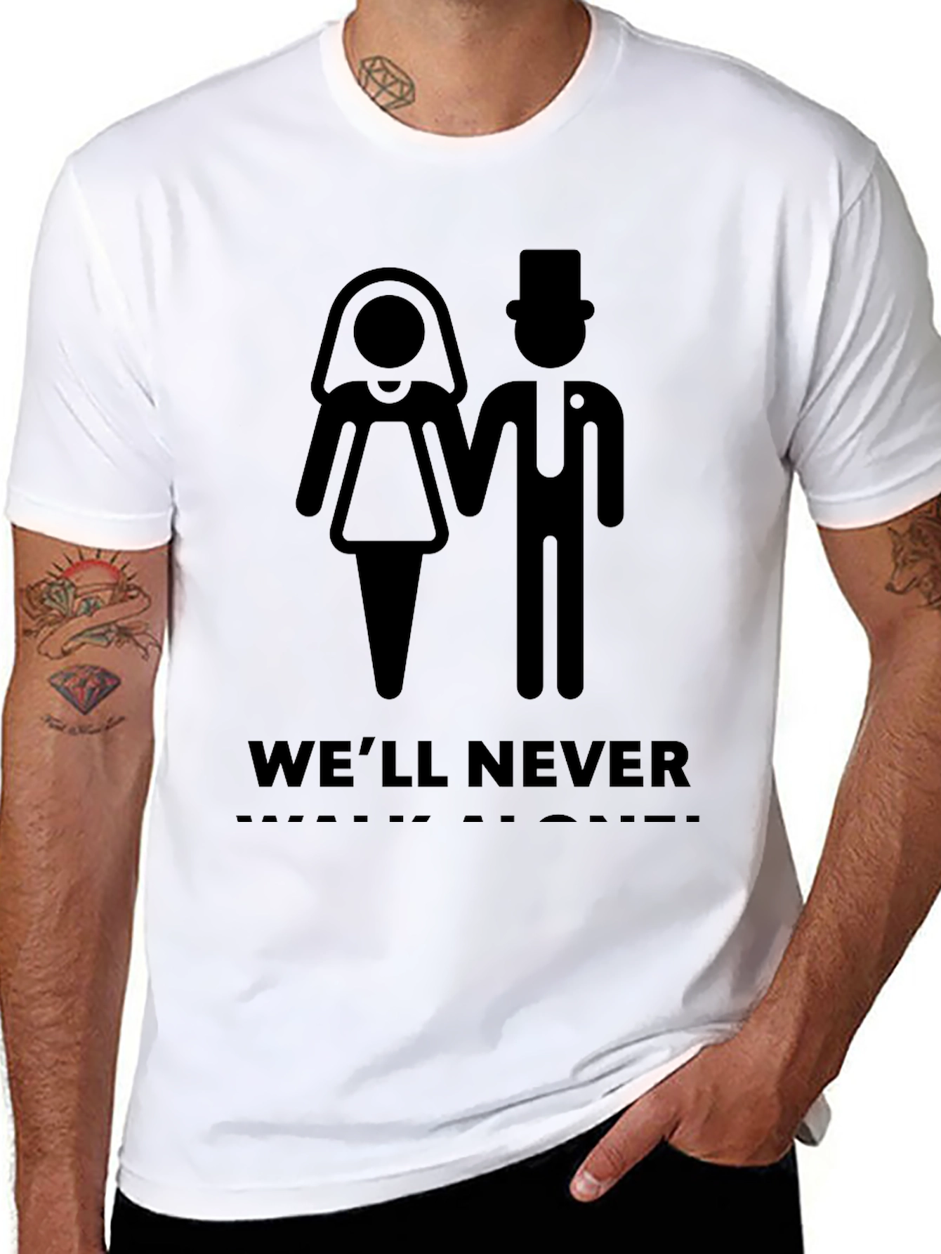 Bride and Groom Couple T-Shirt