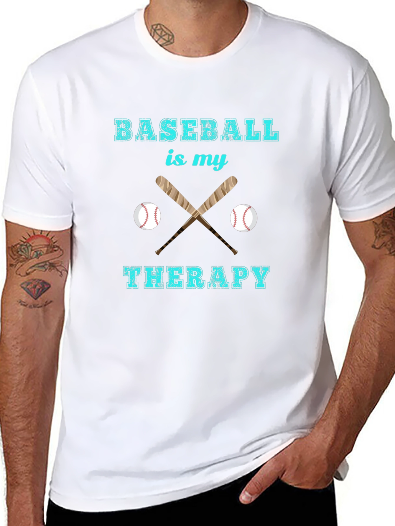 Baseball is My Therapy T-Shirt