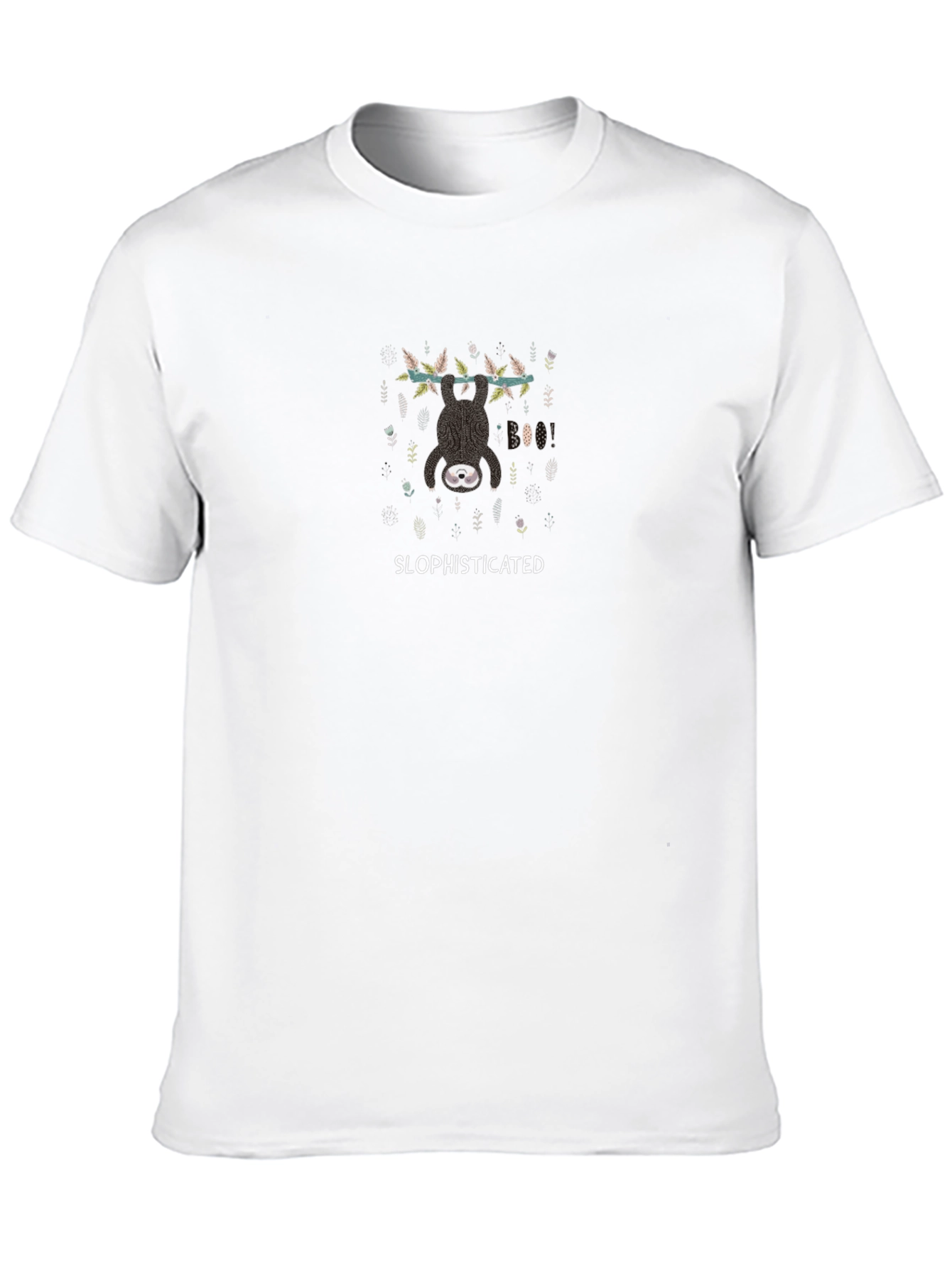 Slophisticated Sloth T-Shirt - Black