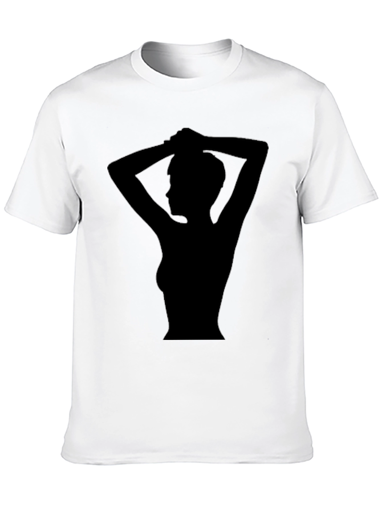 Silhouette Graphic Tee - Stylish Black T-Shirt