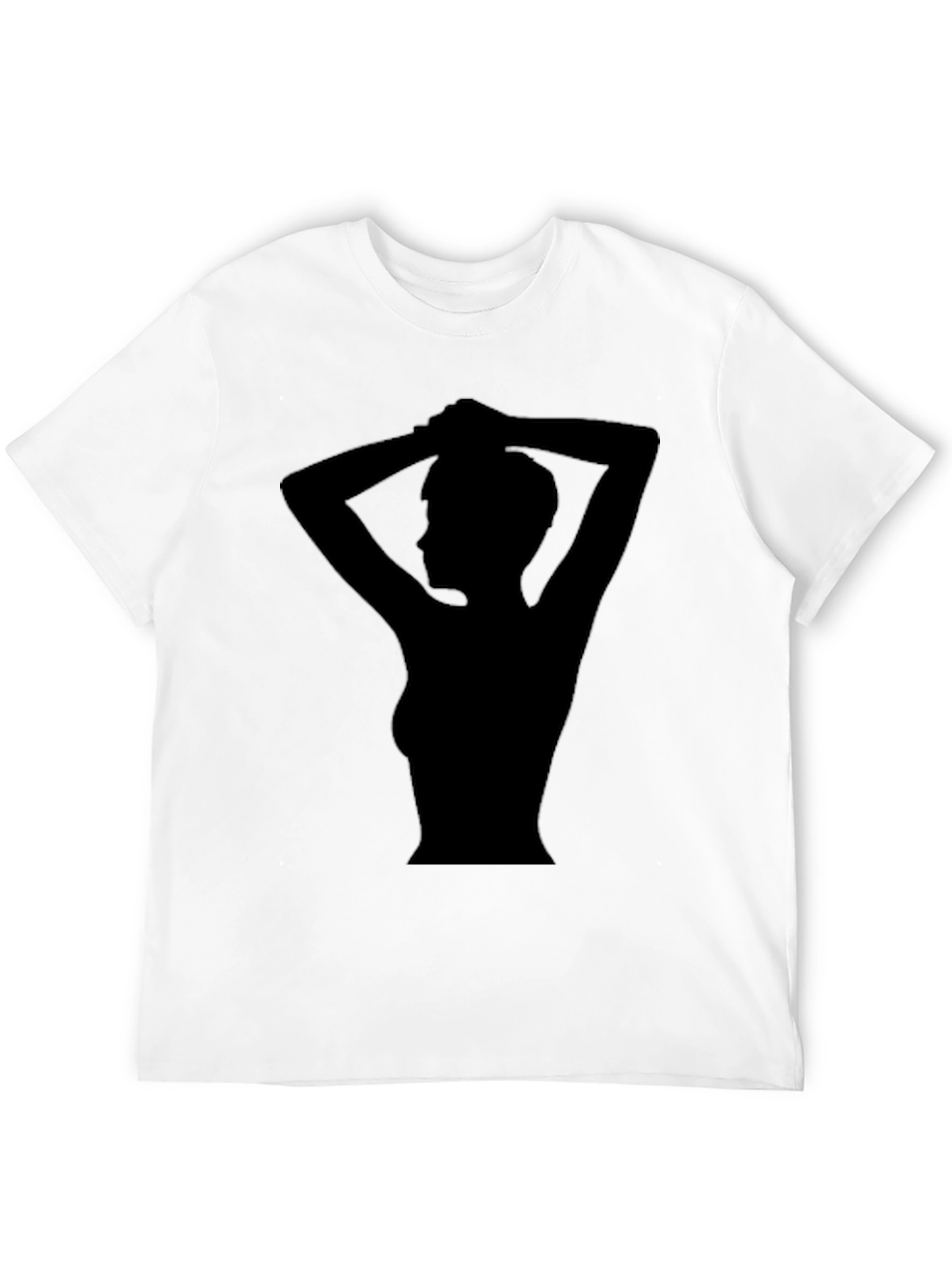 Silhouette Graphic Tee - Stylish Black T-Shirt