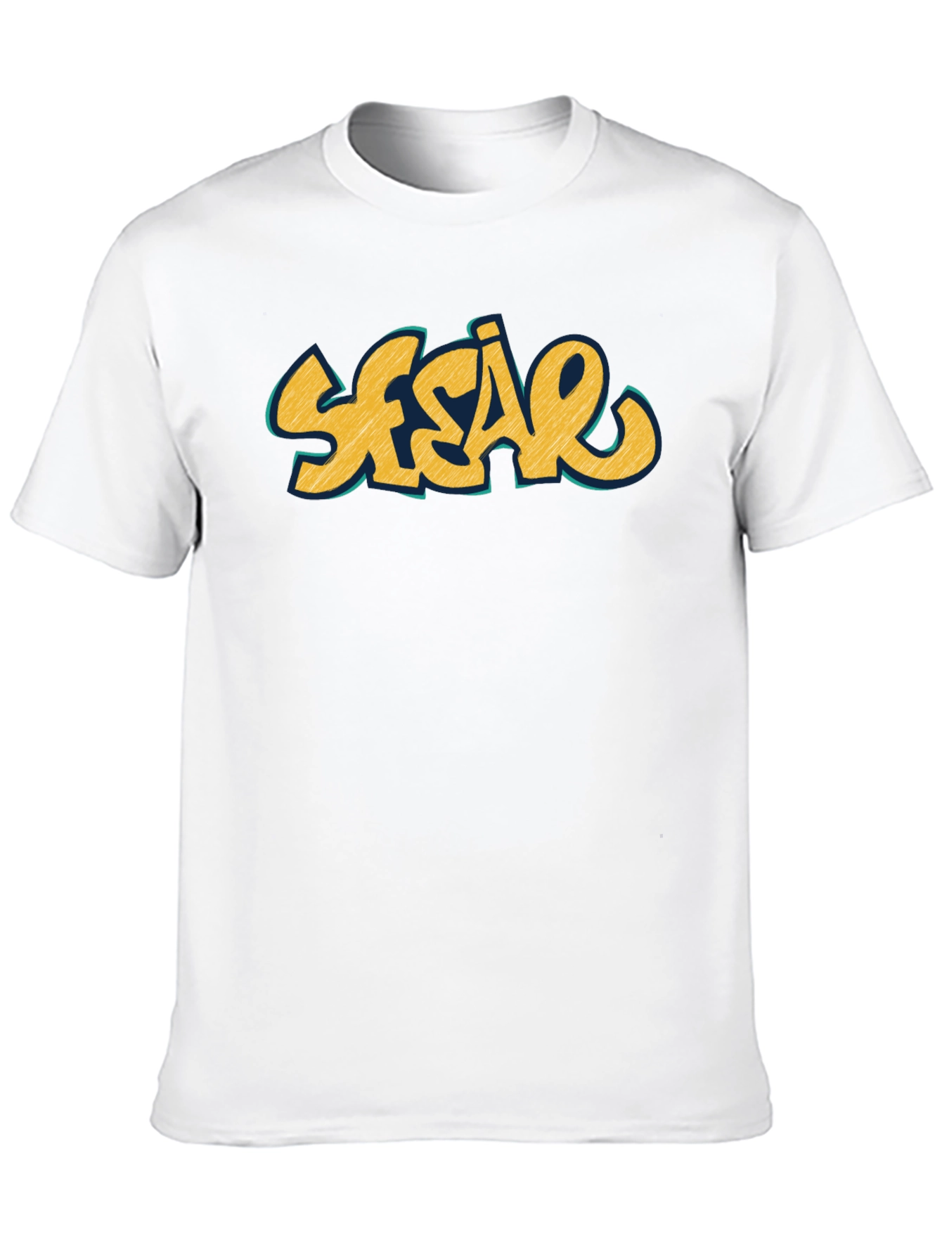 Sesão Black Graphic Tee - Casual Streetwear Style