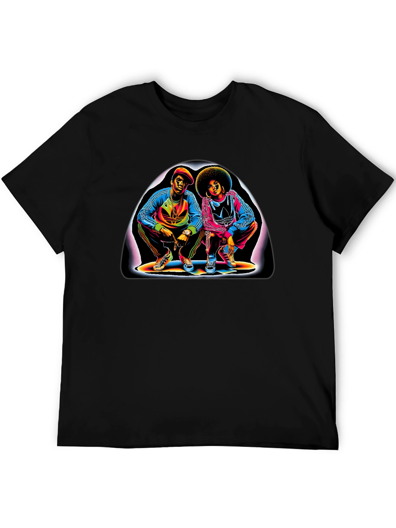 Retro 80s Hip Hop Graphic T-Shirt