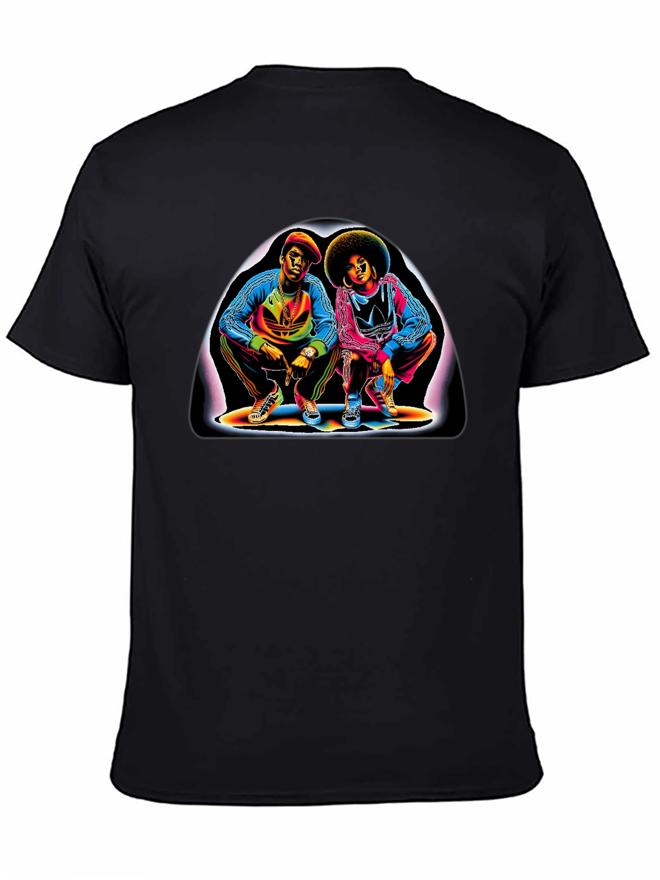 Retro 80s Hip Hop Graphic T-Shirt