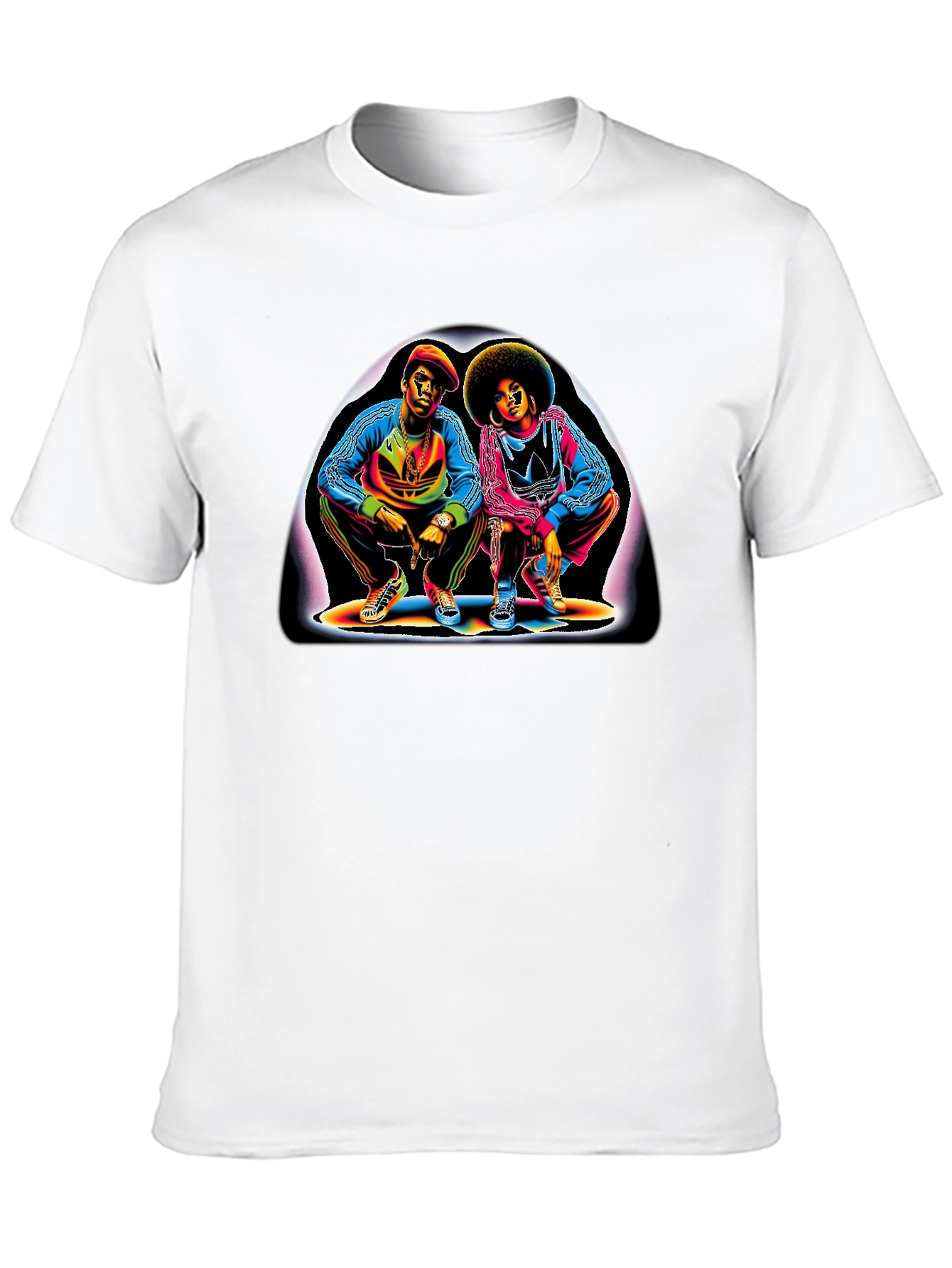 Retro 80s Hip Hop Graphic T-Shirt
