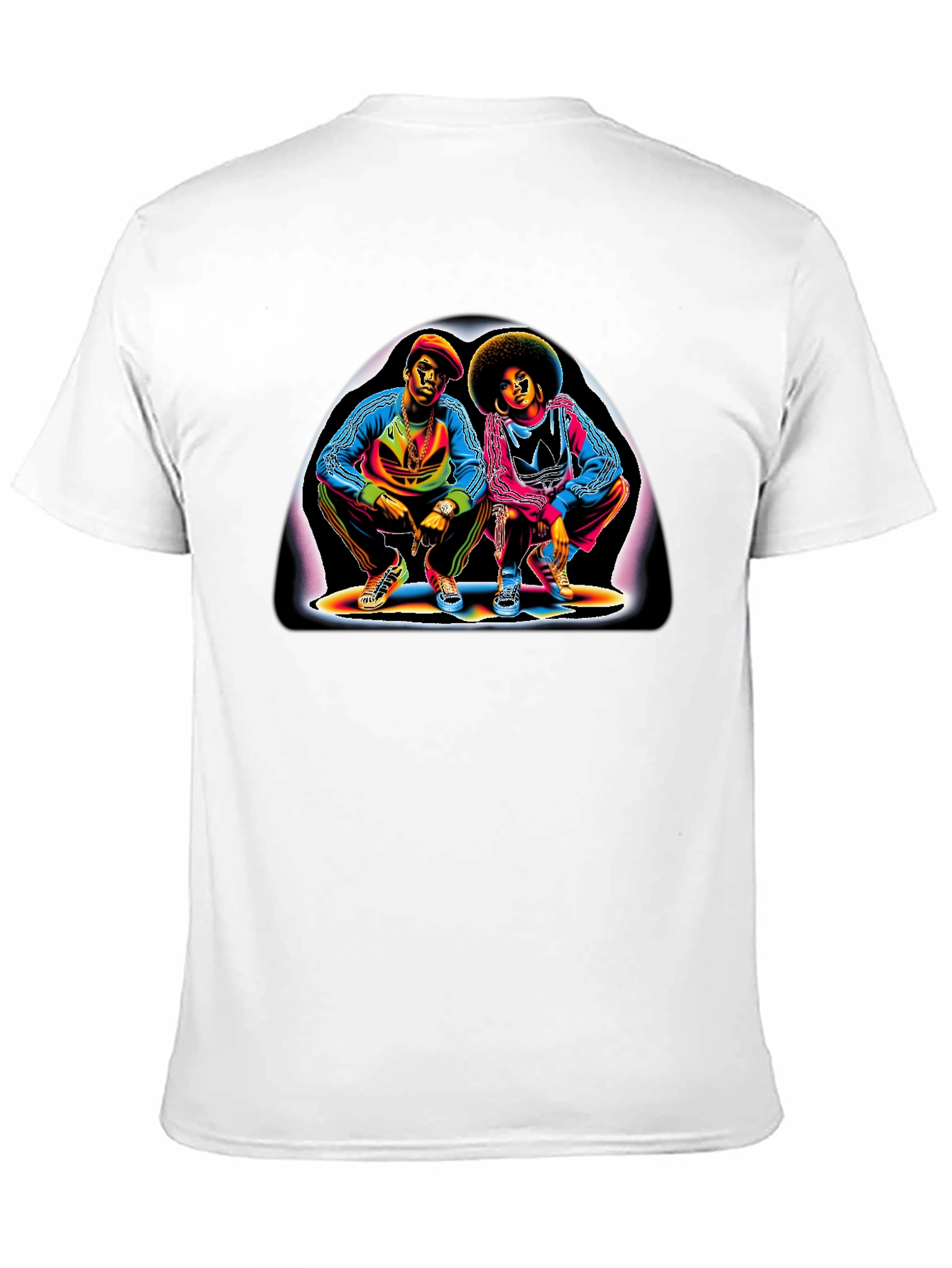Retro 80s Hip Hop Graphic T-Shirt
