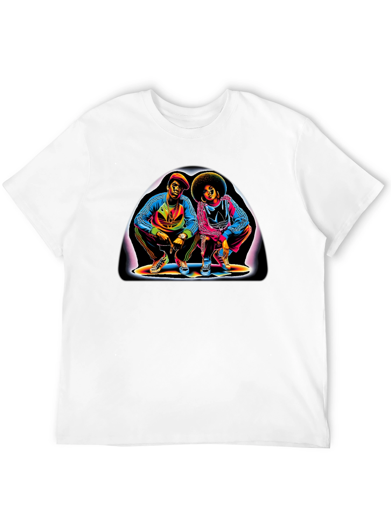 Retro 80s Hip Hop Graphic T-Shirt