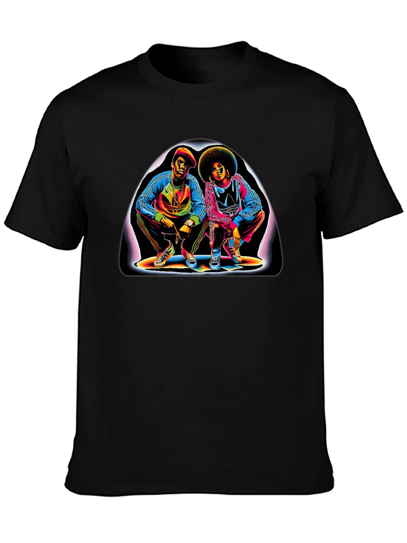 Retro 80s Hip Hop Graphic T-Shirt