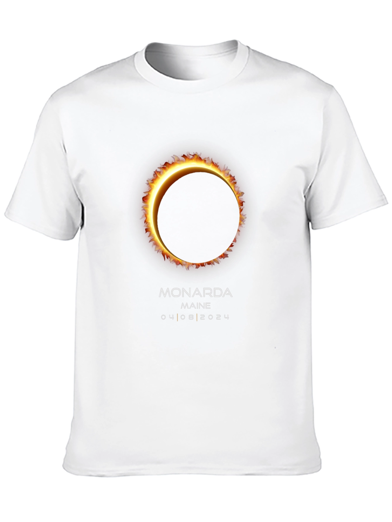 Monarda Maine 2024 Total Solar Eclipse T-Shirt