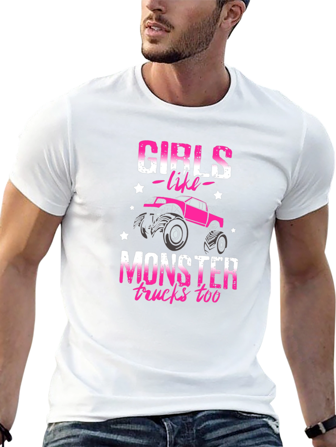 Girls Like Monster Trucks T-Shirt