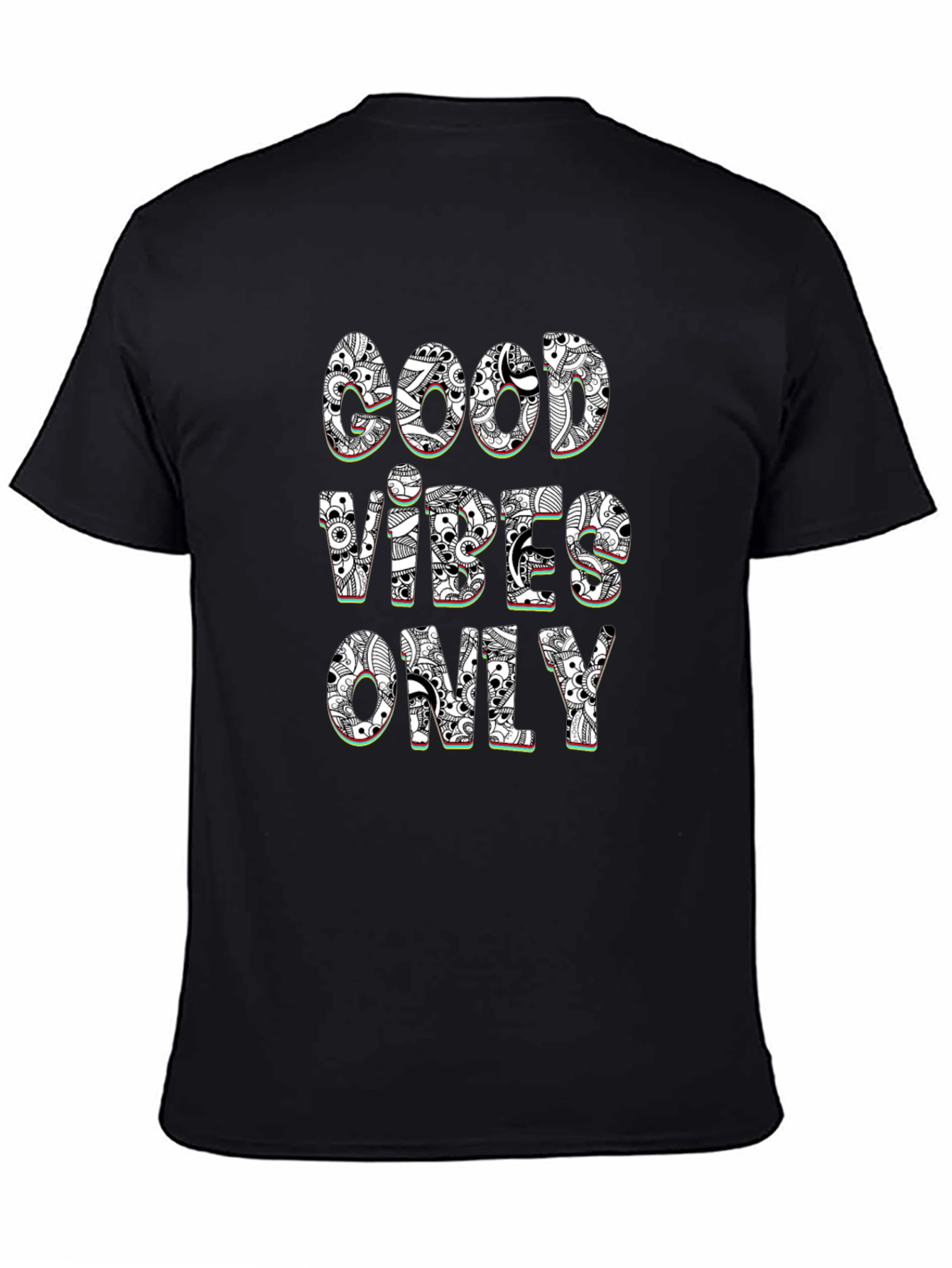 Good Vibes Only Graphic Tee - Stylish Black T-Shirt