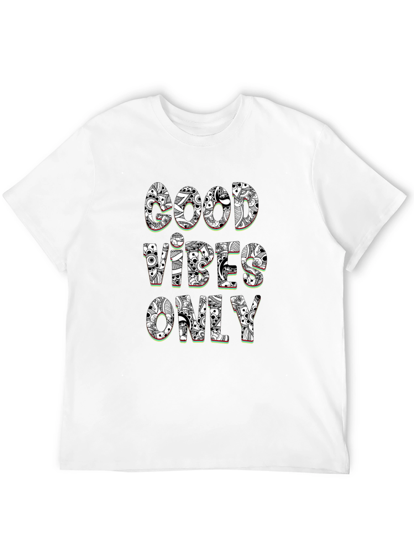 Good Vibes Only Graphic Tee - Stylish Black T-Shirt