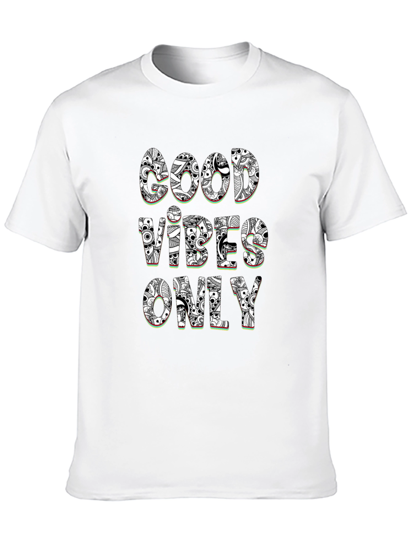 Good Vibes Only Graphic Tee - Stylish Black T-Shirt