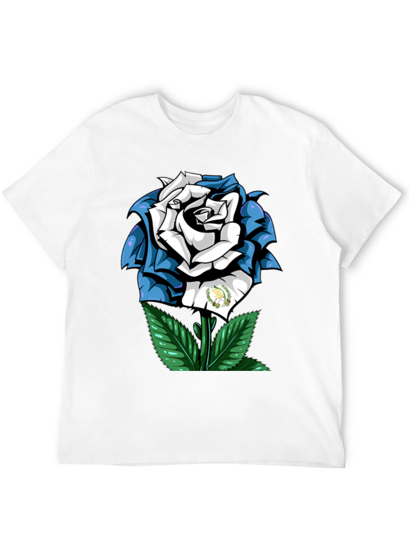 Guatemalan Rose Graphic Tee - Black