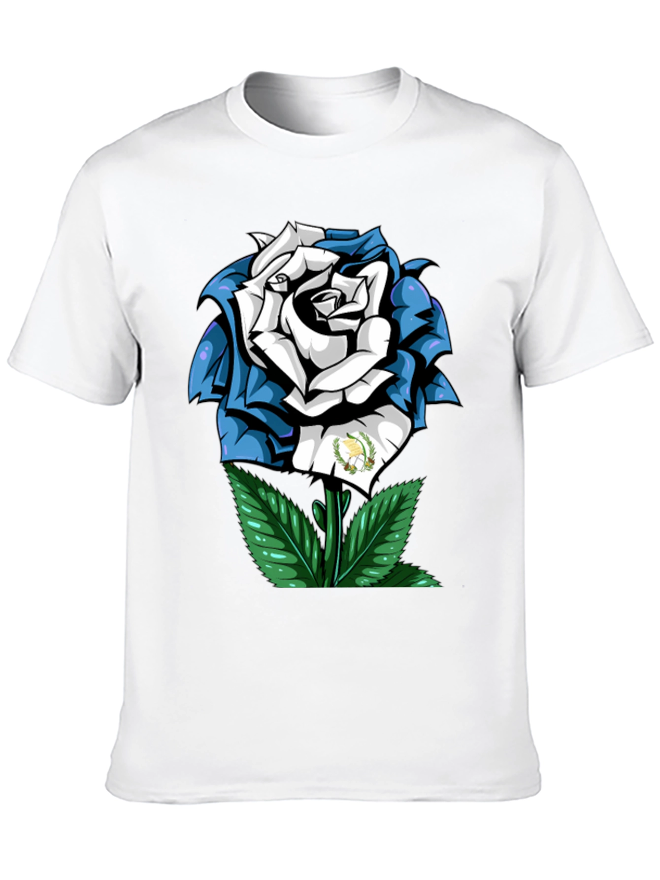 Guatemalan Rose Graphic Tee - Black