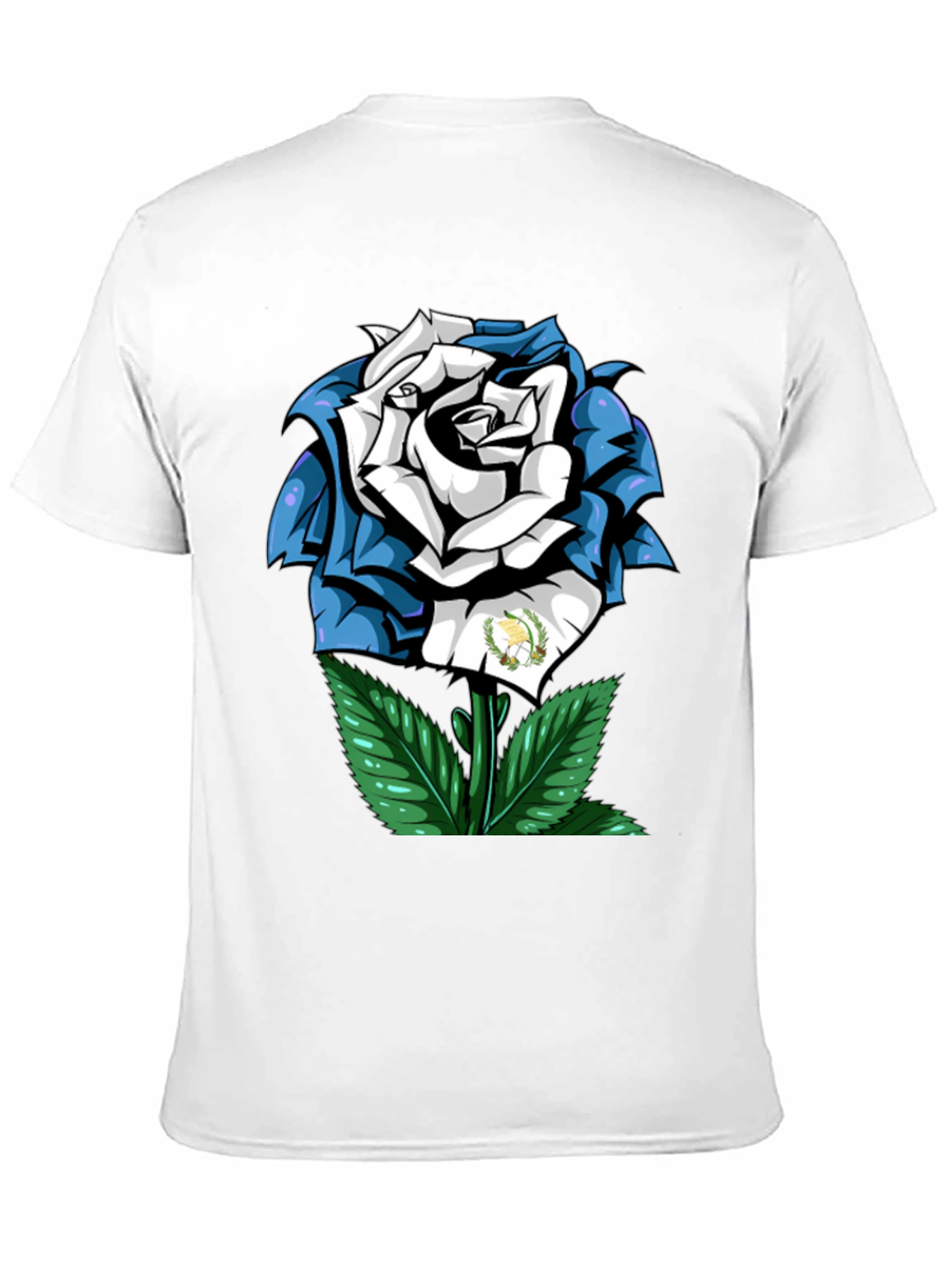 Guatemalan Rose Graphic Tee - Black