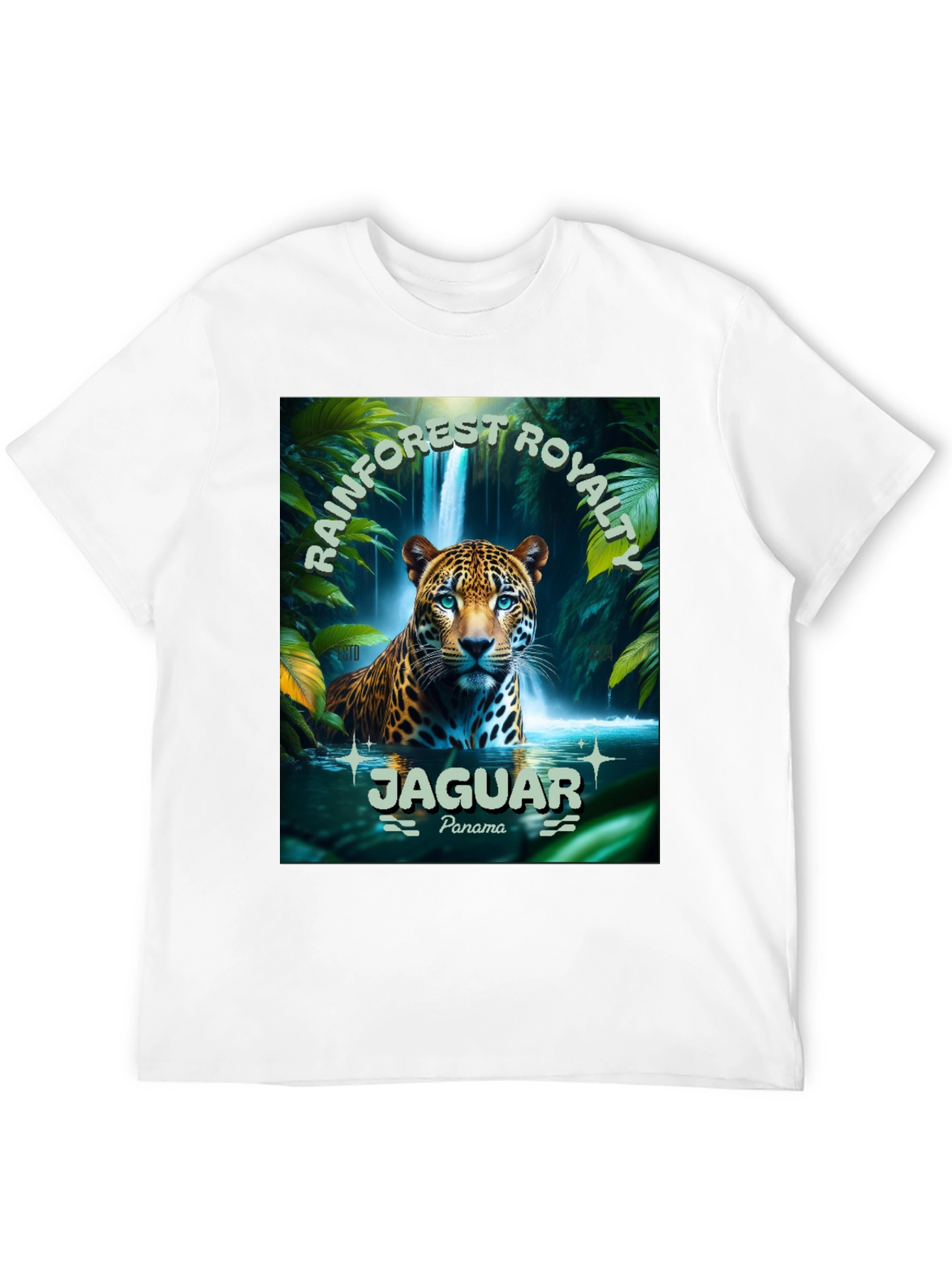 Rainforest Royalty Jaguar T-Shirt - Panama Wildlife Tee