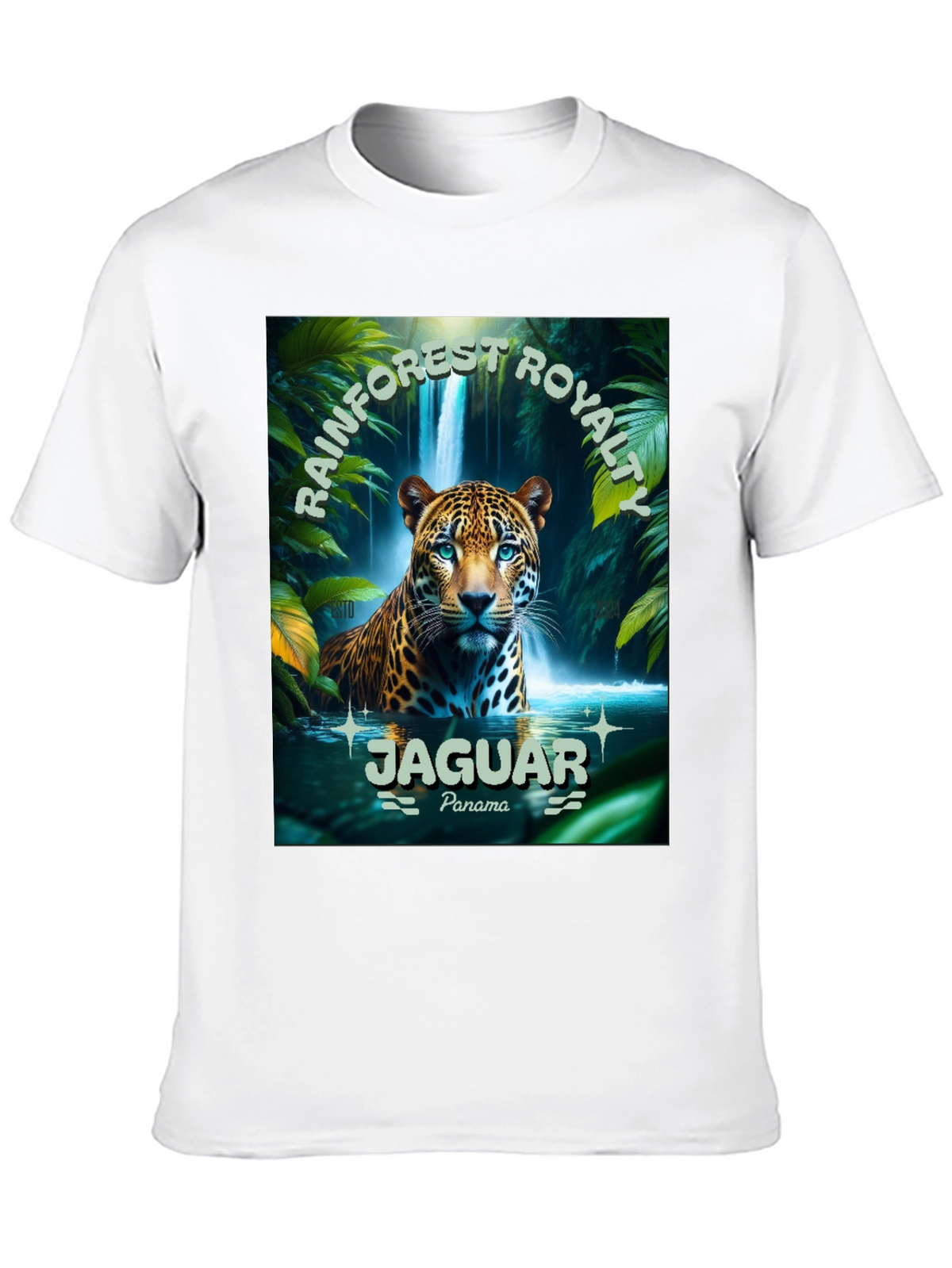Rainforest Royalty Jaguar T-Shirt - Panama Wildlife Tee