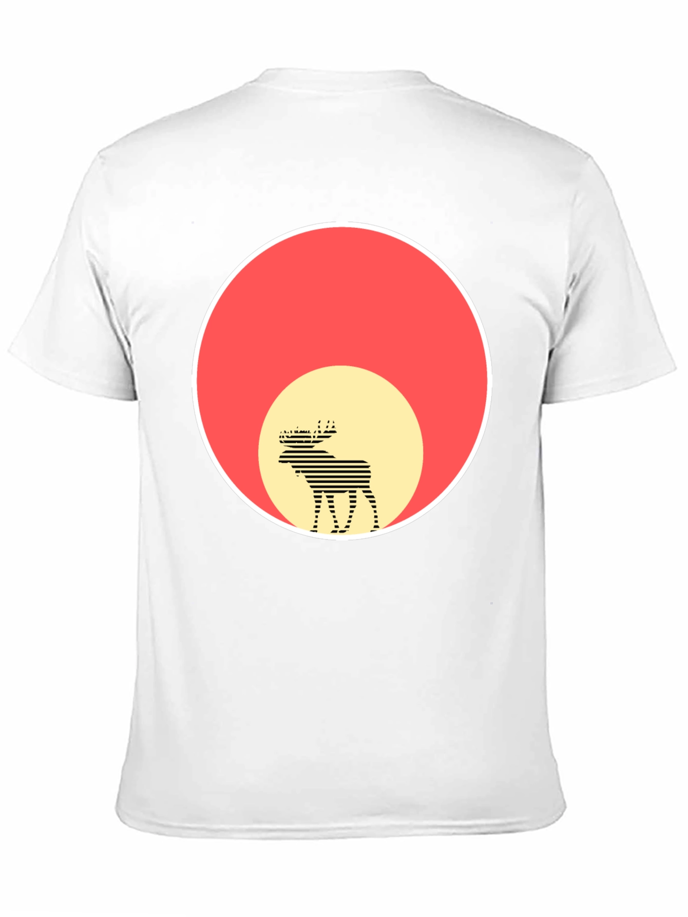 Moose Silhouette Graphic Tee