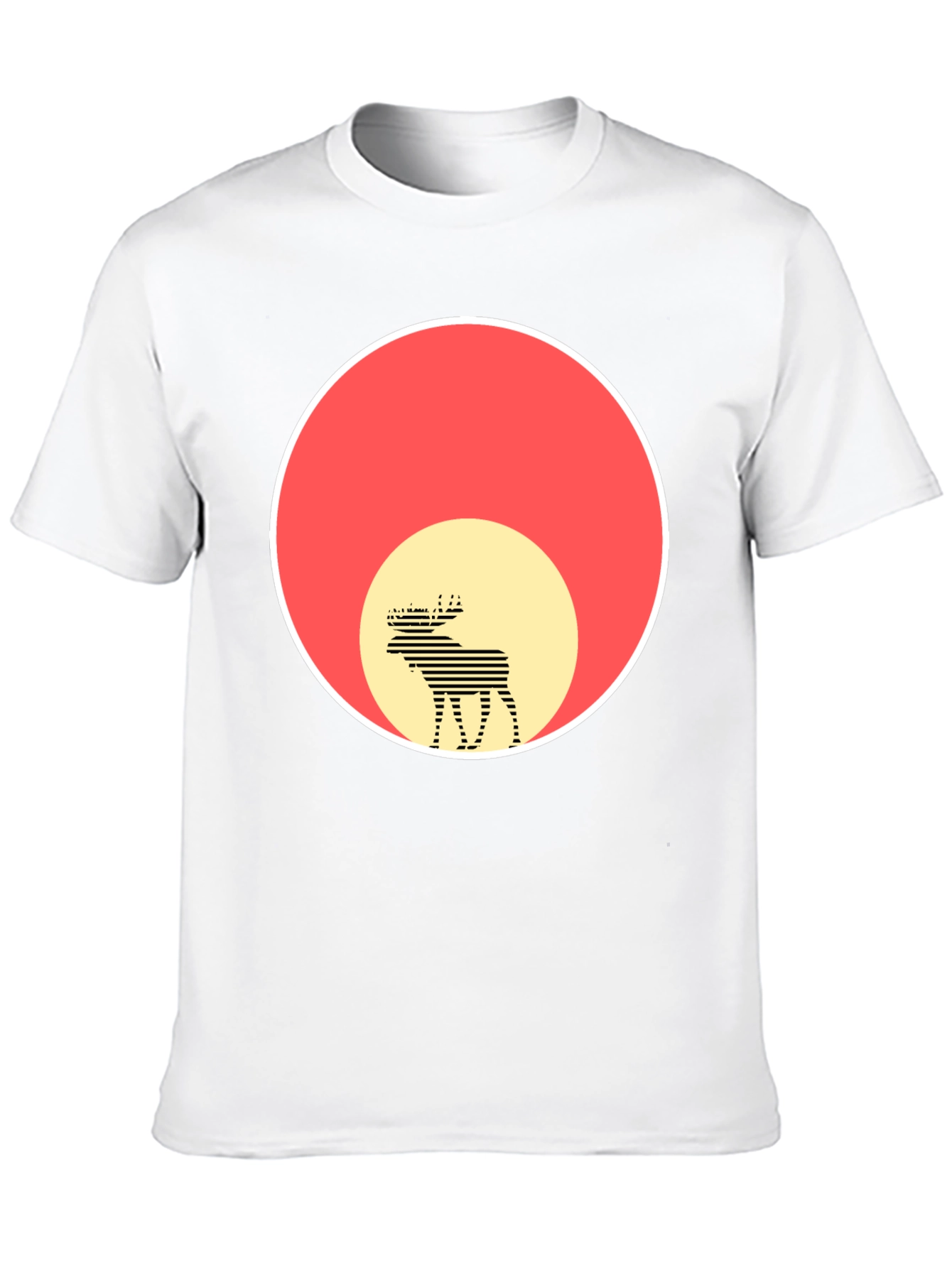 Moose Silhouette Graphic Tee