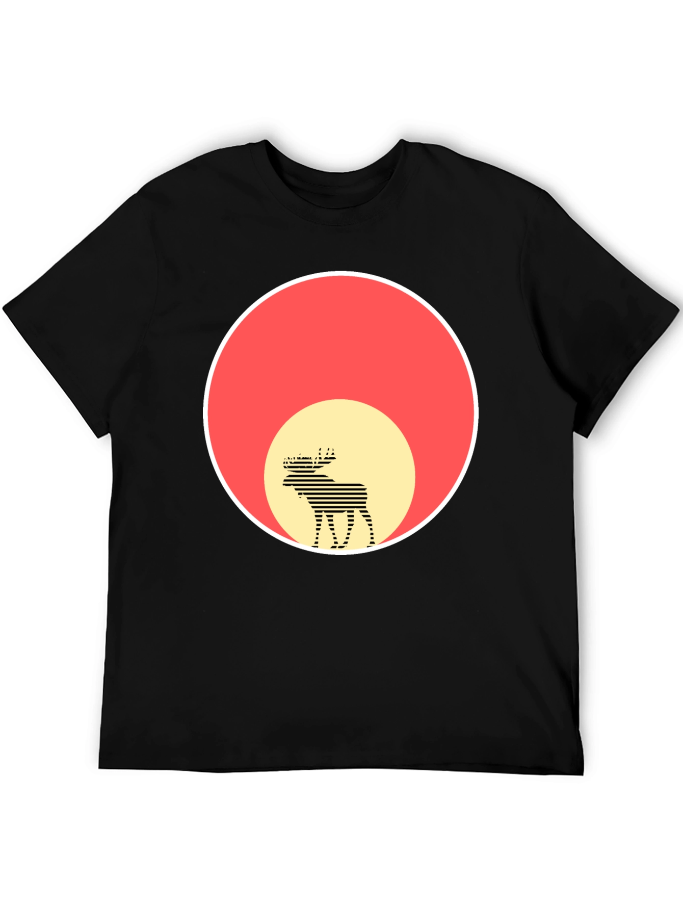 Moose Silhouette Graphic Tee
