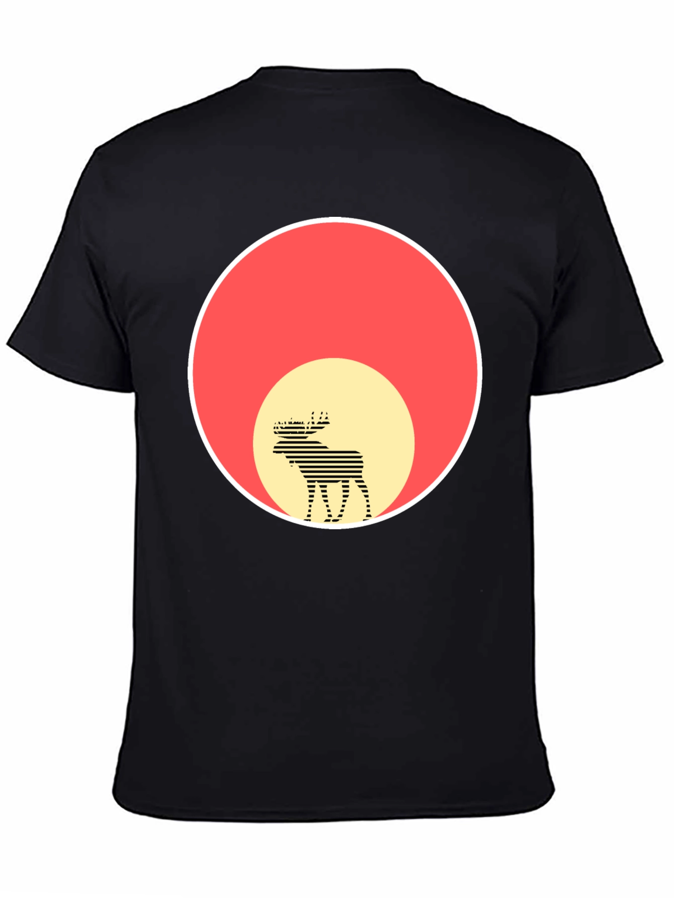 Moose Silhouette Graphic Tee