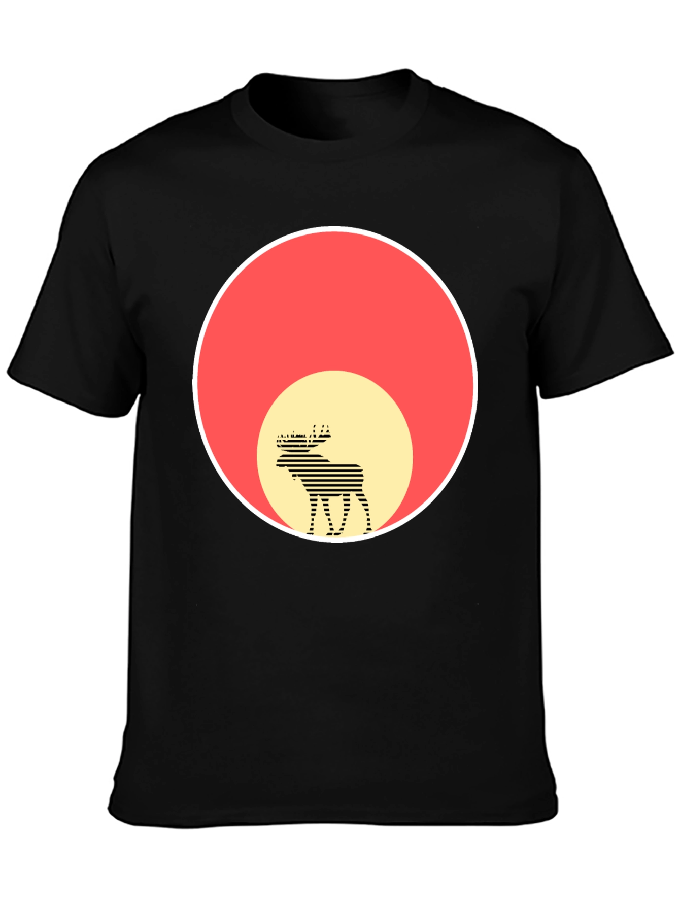 Moose Silhouette Graphic Tee