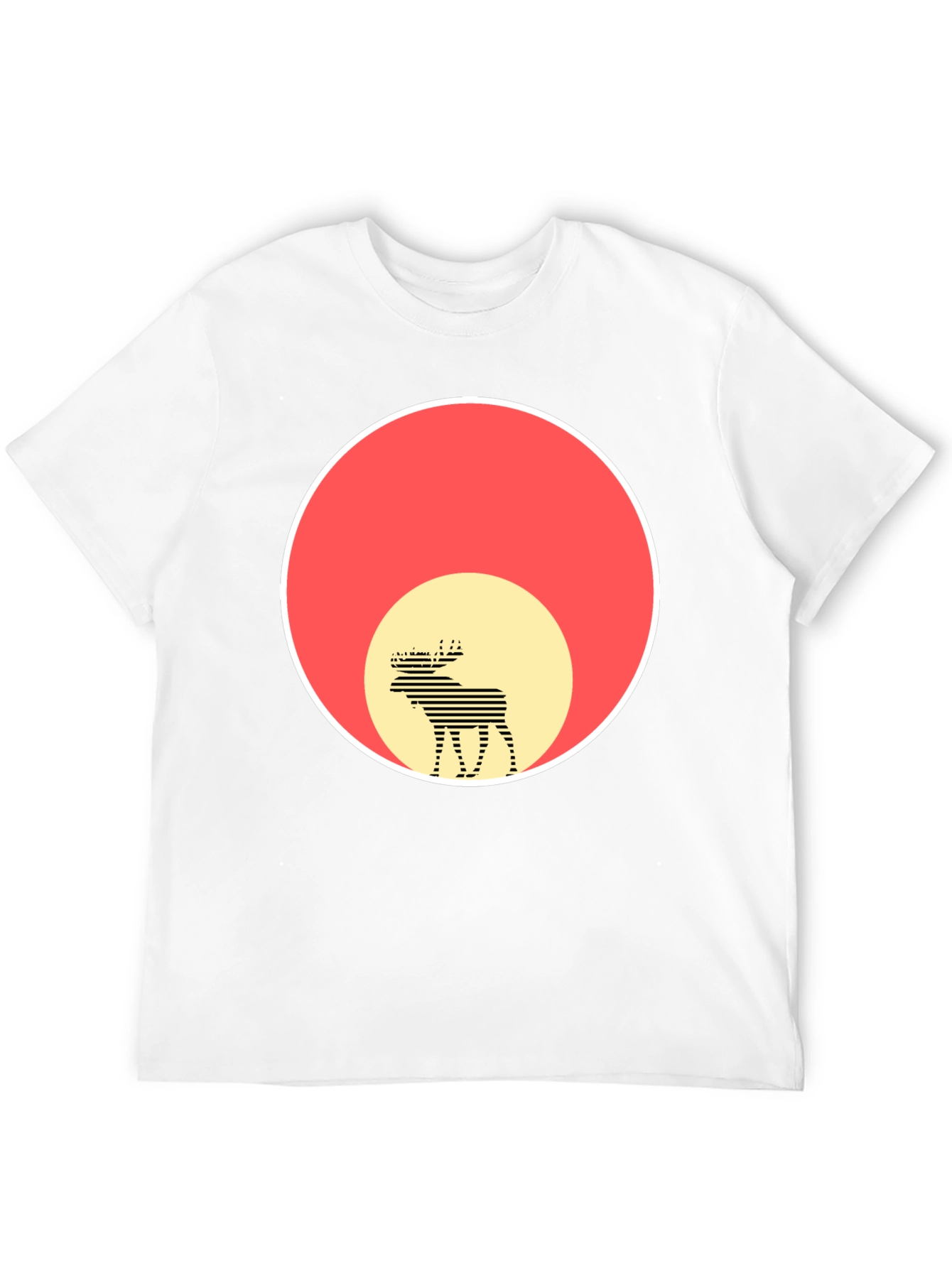 Moose Silhouette Graphic Tee