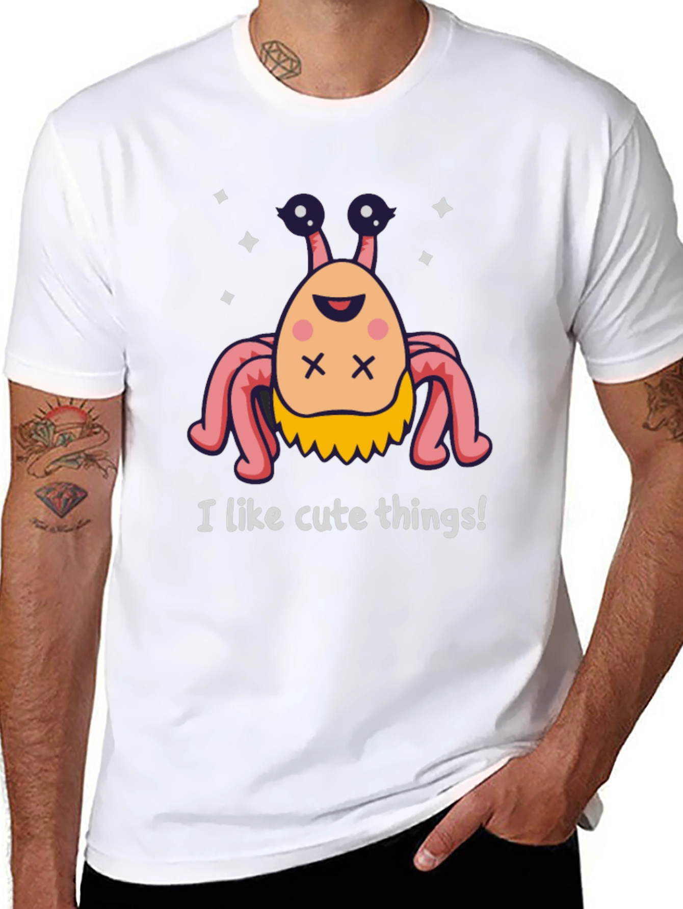 Cute Hermit Crab T-Shirt - I Like Cute Things!