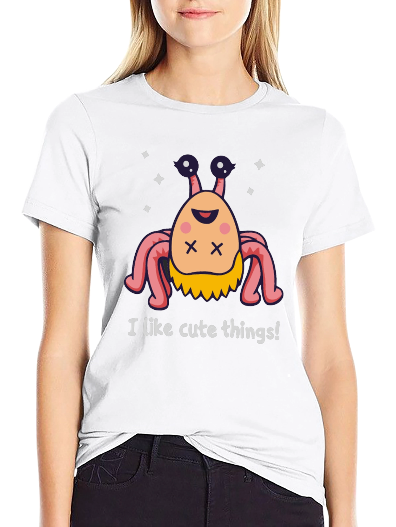 Cute Hermit Crab T-Shirt - I Like Cute Things!