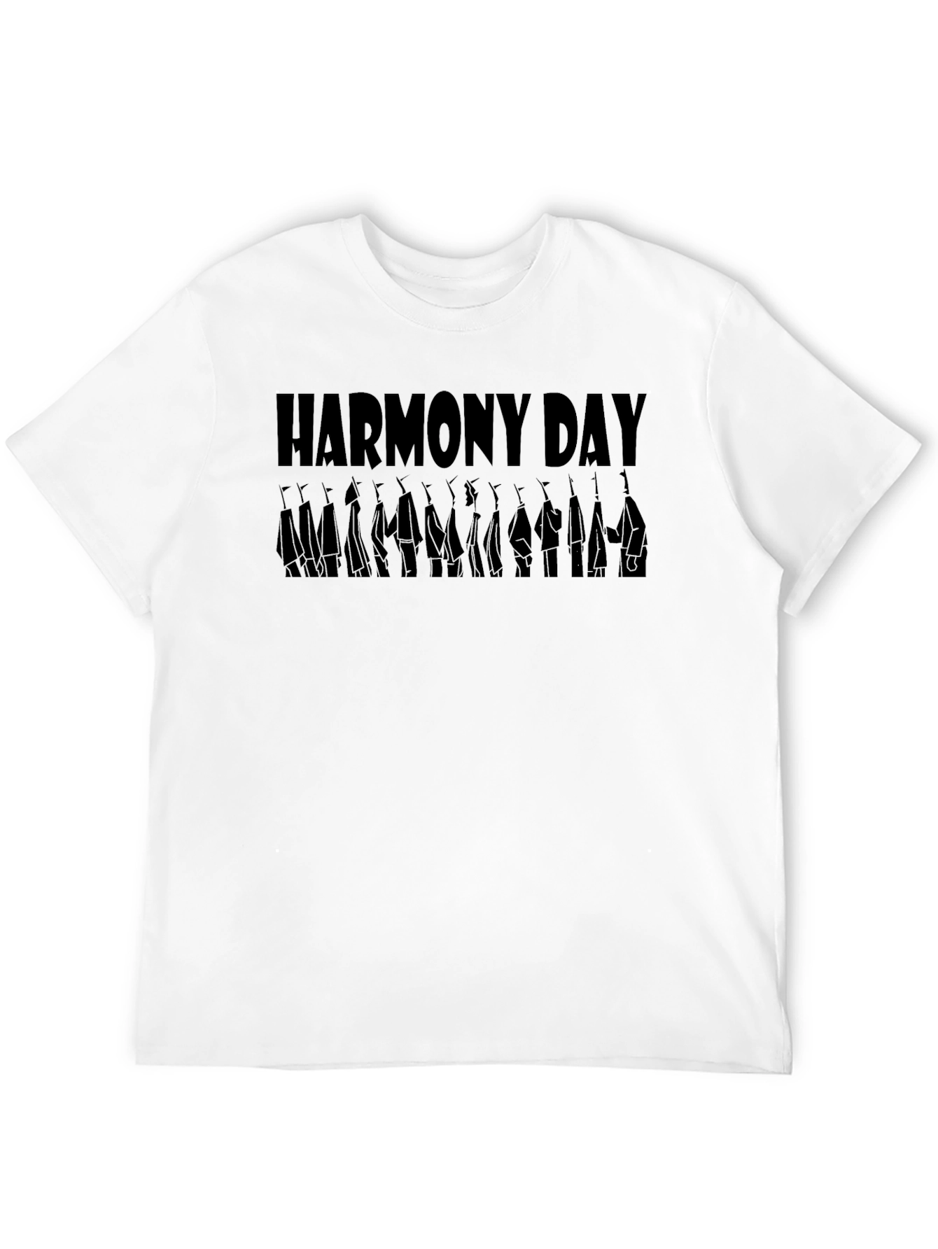 Harmony Day Black T-Shirt