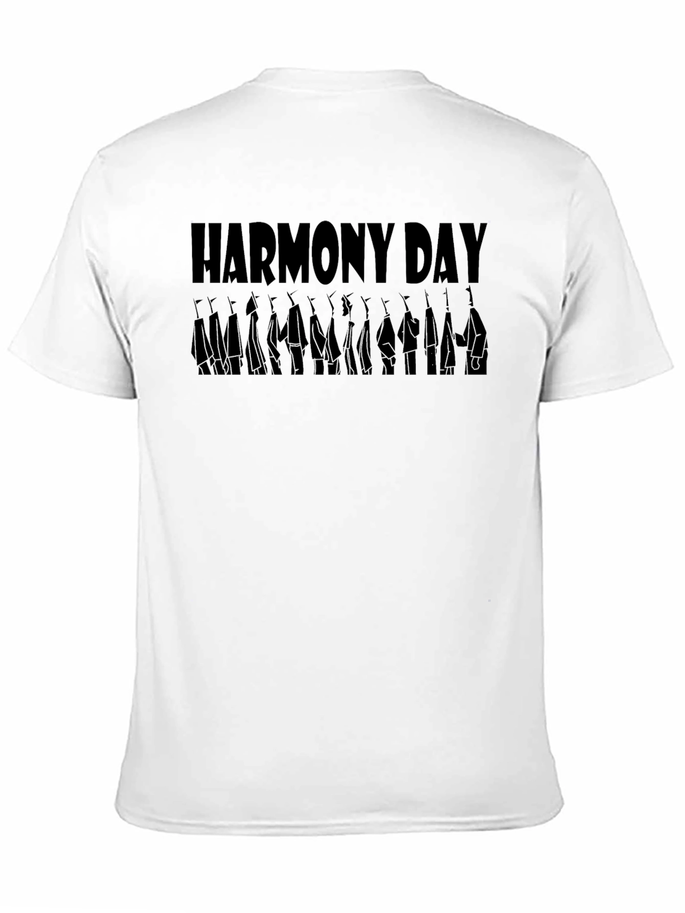 Harmony Day Black T-Shirt