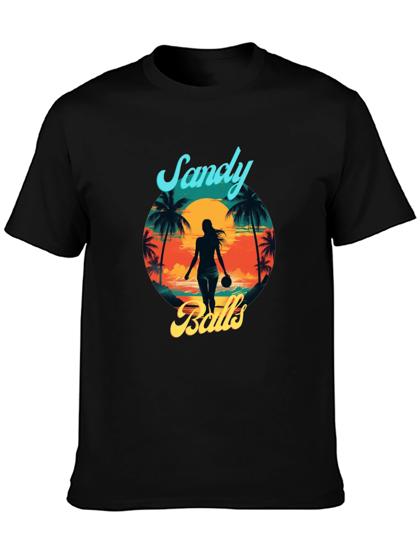Sandy Balls T-Shirt | Beach Sun Tropical