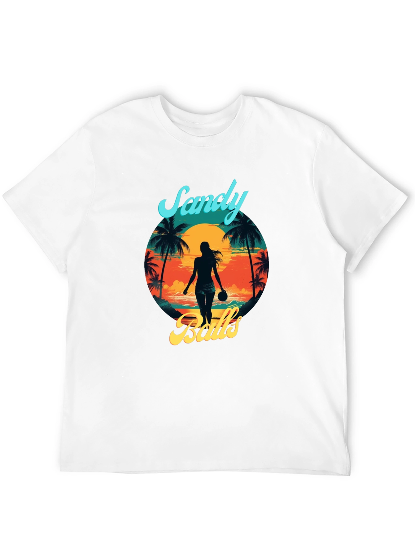 Sandy Balls T-Shirt | Beach Sun Tropical