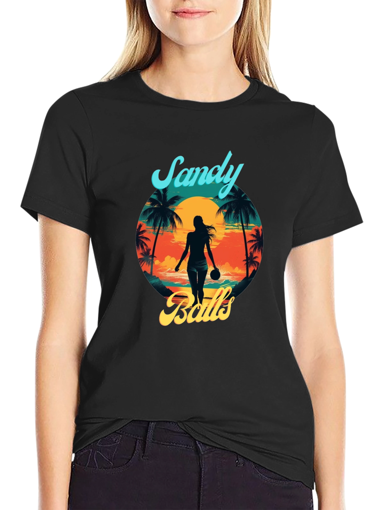 Sandy Balls T-Shirt | Beach Sun Tropical