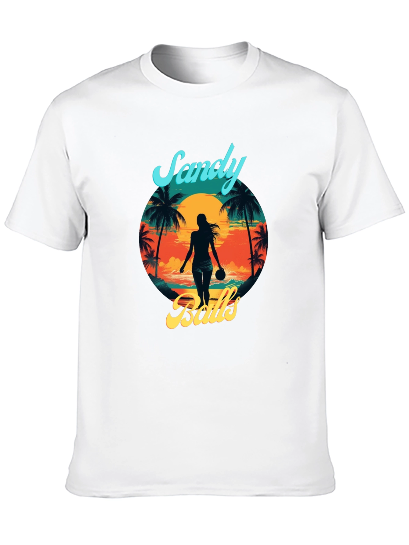 Sandy Balls T-Shirt | Beach Sun Tropical